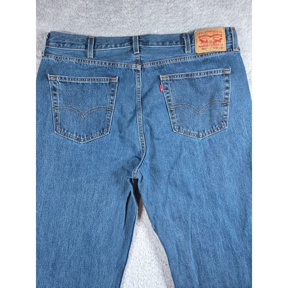 Levi's‎ 550 Relaxed Fit Jeans 40x30 Blue Mens Tapered Leg Denim